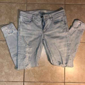 Super Stretch X American Eagle Distressed